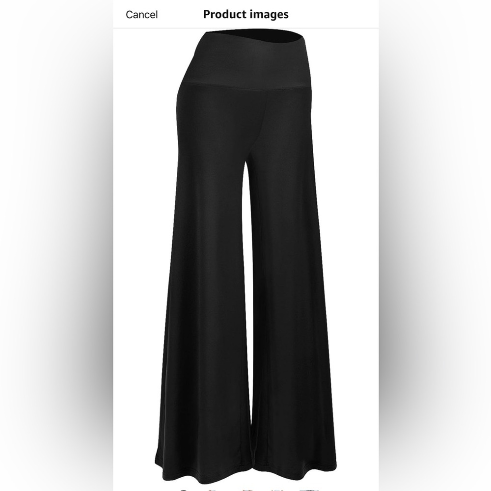 Chic Black Wide-Leg Pants